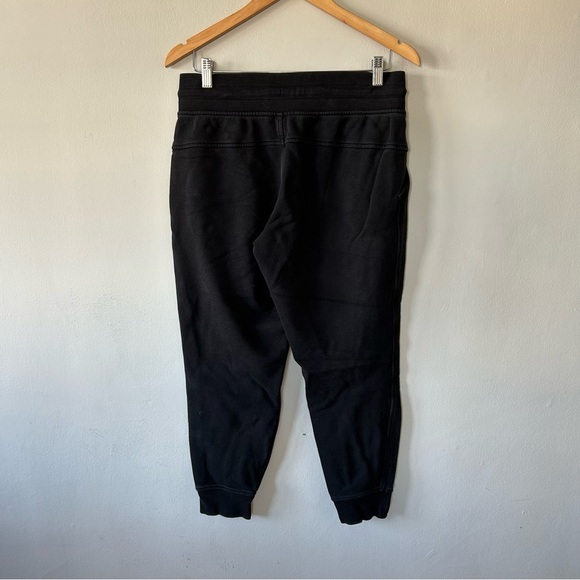 Lululemon Scuba High Rise Cropped Jogger Pants Womens 8 Washed Black - Picture 4 of 6
